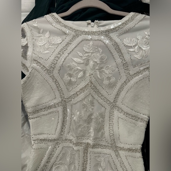 Lulus Spread Your Shine White Sequin Embroidered
Bodycon Bachelorette dress - Picture 7 of 9